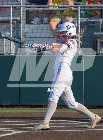 Thumbnail 2 in Barbers Hill vs. Smithson Valley (UIL Softball 5A D1 Semifinal) photogallery.