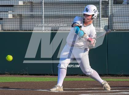 Thumbnail 1 in Barbers Hill vs. Smithson Valley (UIL Softball 5A D1 Semifinal) photogallery.