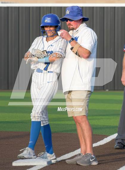 Thumbnail 1 in Barbers Hill vs. Smithson Valley (UIL Softball 5A D1 Semifinal) photogallery.