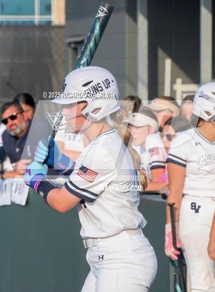Thumbnail 3 in Barbers Hill vs. Smithson Valley (UIL Softball 5A D1 Semifinal) photogallery.