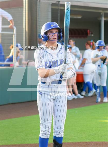 Thumbnail 3 in Barbers Hill vs. Smithson Valley (UIL Softball 5A D1 Semifinal) photogallery.