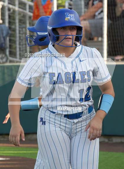 Thumbnail 1 in Barbers Hill vs. Smithson Valley (UIL Softball 5A D1 Semifinal) photogallery.