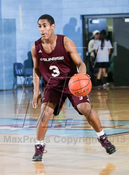 Thumbnail 2 in Trinity vs. Sunrise Christian Academy (Elite 14 Tournament) photogallery.
