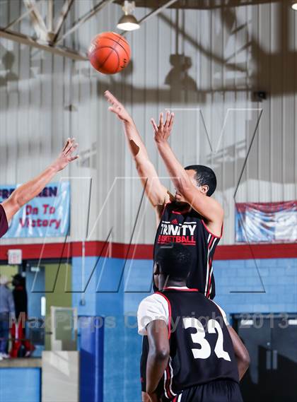 Thumbnail 2 in Trinity vs. Sunrise Christian Academy (Elite 14 Tournament) photogallery.