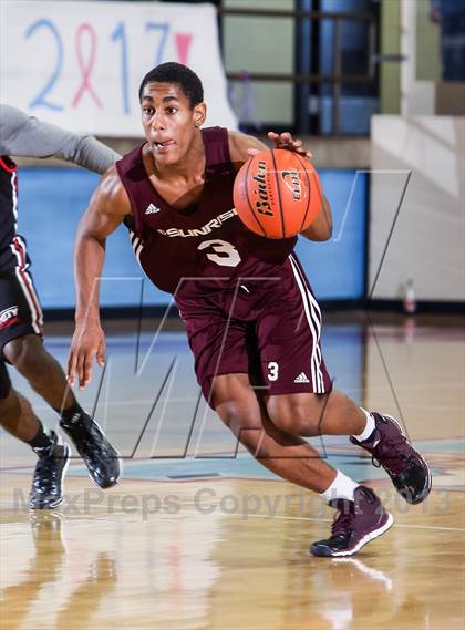 Thumbnail 3 in Trinity vs. Sunrise Christian Academy (Elite 14 Tournament) photogallery.