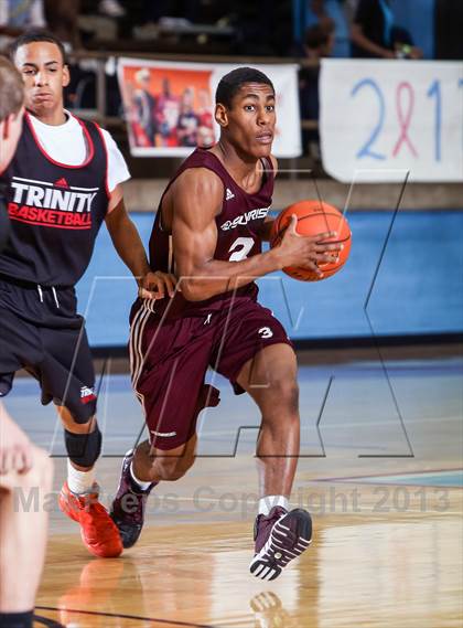 Thumbnail 3 in Trinity vs. Sunrise Christian Academy (Elite 14 Tournament) photogallery.