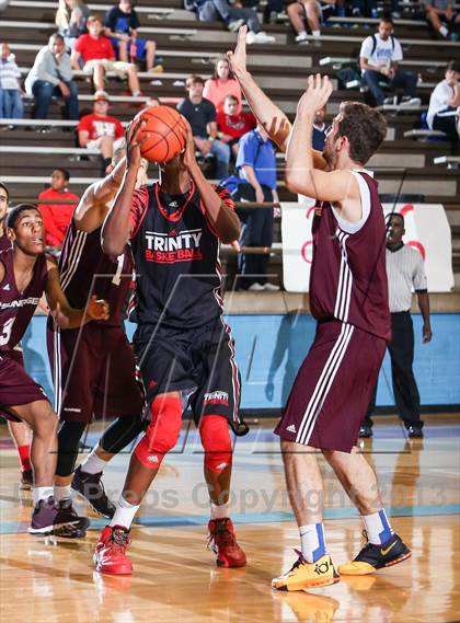 Thumbnail 1 in Trinity vs. Sunrise Christian Academy (Elite 14 Tournament) photogallery.