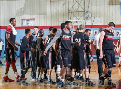 Thumbnail 2 in Trinity vs. Sunrise Christian Academy (Elite 14 Tournament) photogallery.