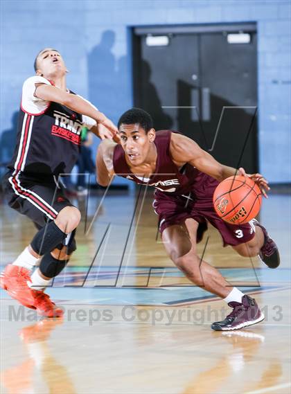 Thumbnail 2 in Trinity vs. Sunrise Christian Academy (Elite 14 Tournament) photogallery.