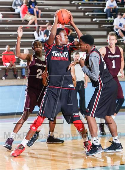 Thumbnail 1 in Trinity vs. Sunrise Christian Academy (Elite 14 Tournament) photogallery.