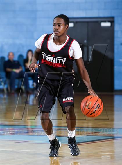 Thumbnail 2 in Trinity vs. Sunrise Christian Academy (Elite 14 Tournament) photogallery.