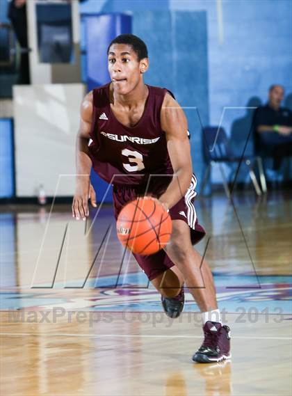 Thumbnail 2 in Trinity vs. Sunrise Christian Academy (Elite 14 Tournament) photogallery.