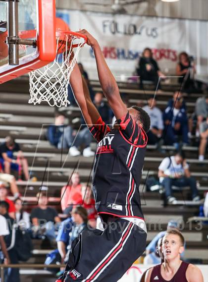 Thumbnail 1 in Trinity vs. Sunrise Christian Academy (Elite 14 Tournament) photogallery.