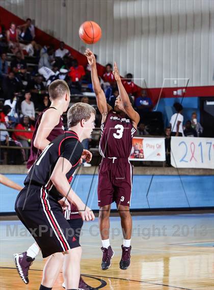 Thumbnail 1 in Trinity vs. Sunrise Christian Academy (Elite 14 Tournament) photogallery.