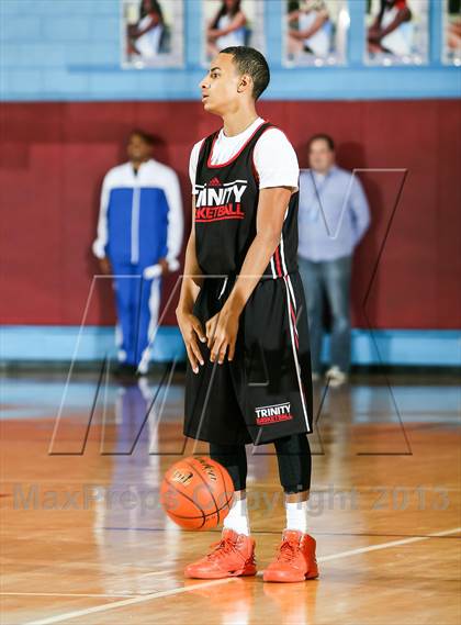 Thumbnail 1 in Trinity vs. Sunrise Christian Academy (Elite 14 Tournament) photogallery.