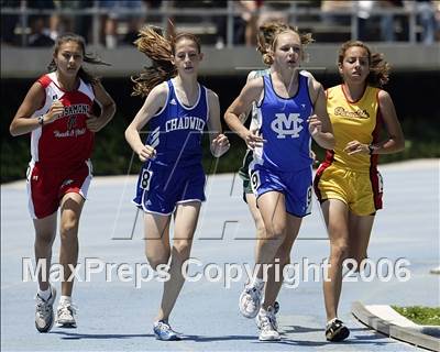 Thumbnail 3 in Southern Section Championship (May 20 Girls 1600 Race) photogallery.