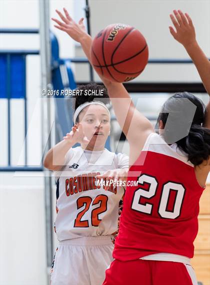 Thumbnail 1 in Cosumnes Oaks vs McClatchy (Trojan Toss Up) photogallery.