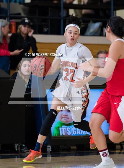 Thumbnail 1 in Cosumnes Oaks vs McClatchy (Trojan Toss Up) photogallery.