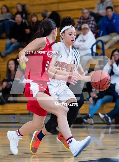 Thumbnail 2 in Cosumnes Oaks vs McClatchy (Trojan Toss Up) photogallery.