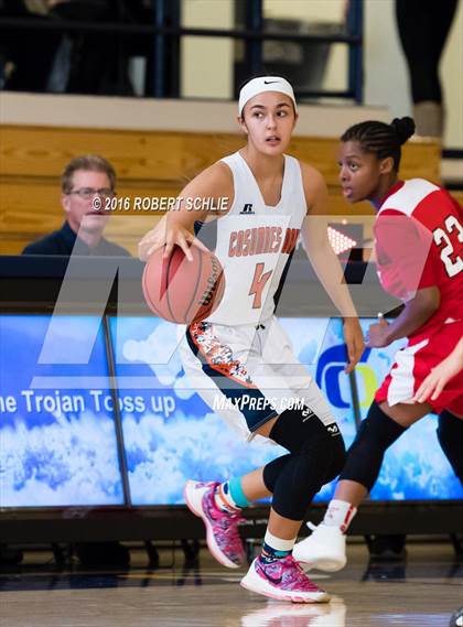 Thumbnail 3 in Cosumnes Oaks vs McClatchy (Trojan Toss Up) photogallery.