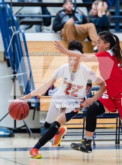 Thumbnail 3 in Cosumnes Oaks vs McClatchy (Trojan Toss Up) photogallery.