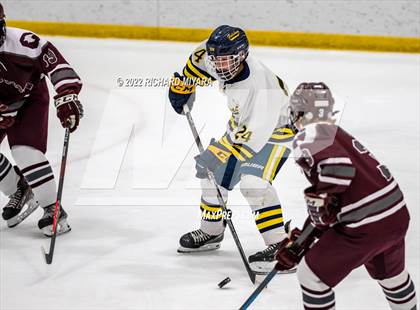 Thumbnail 2 in Bow vs Goffstown (Brian C. Stone Christmas Tournament) photogallery.