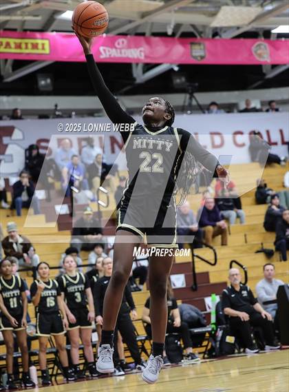 Thumbnail 2 in Archbishop Mitty vs. Morris Catholic (Army National Guard Hoophall Classic) photogallery.