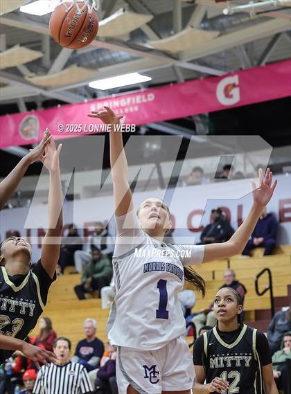 Thumbnail 3 in Archbishop Mitty vs. Morris Catholic (Army National Guard Hoophall Classic) photogallery.
