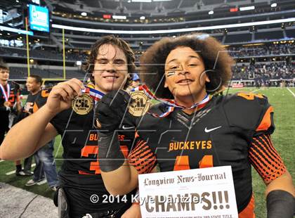 Thumbnail 3 in West Orange-Stark vs. Gilmer (UIL 4A Division 2 Final) photogallery.