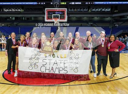 Thumbnail 2 in Fairfield vs. Jim Ned (UIL 3A Basketball Division I Final Medal Ceremony) photogallery.