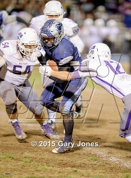 Thumbnail 2 in Pleasant Valley vs Shasta (CIF NS D2 Final) photogallery.
