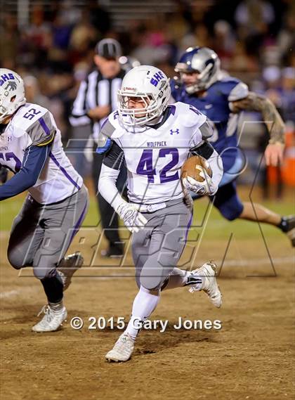 Thumbnail 3 in Pleasant Valley vs Shasta (CIF NS D2 Final) photogallery.
