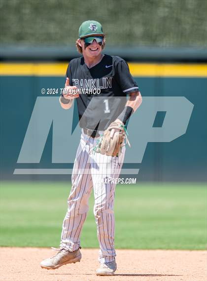 Thumbnail 2 in Gunter vs. Franklin (UIL 3A Baseball Semifinal) photogallery.