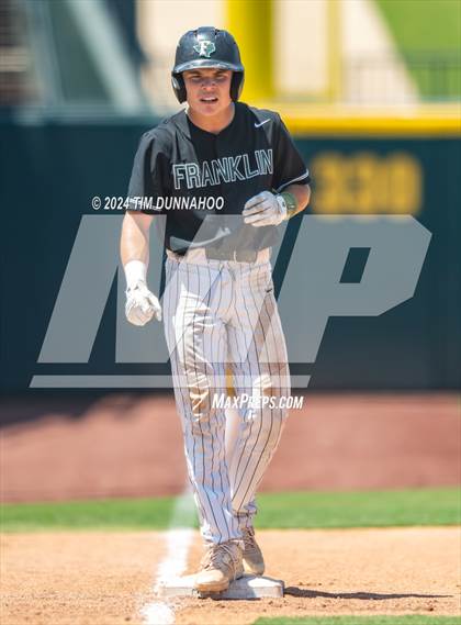 Thumbnail 2 in Gunter vs. Franklin (UIL 3A Baseball Semifinal) photogallery.