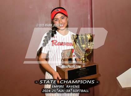Thumbnail 1 in Yuma Catholic vs. Empire (AIA 3A Final - Awards) photogallery.