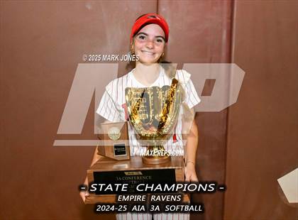 Thumbnail 2 in Yuma Catholic vs. Empire (AIA 3A Final - Awards) photogallery.