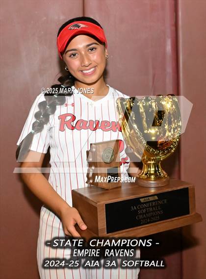 Thumbnail 2 in Yuma Catholic vs. Empire (AIA 3A Final - Awards) photogallery.