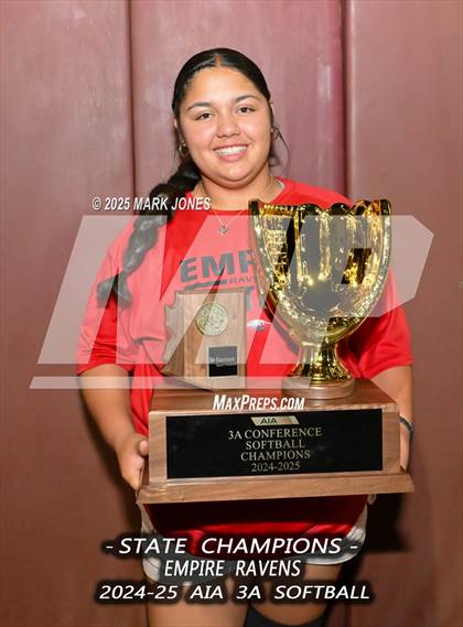 Thumbnail 1 in Yuma Catholic vs. Empire (AIA 3A Final - Awards) photogallery.