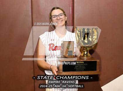 Thumbnail 1 in Yuma Catholic vs. Empire (AIA 3A Final - Awards) photogallery.