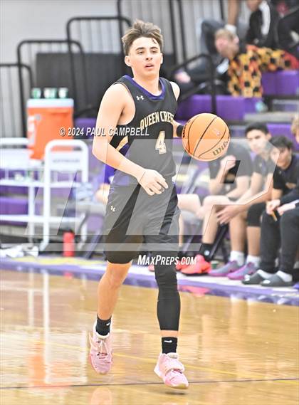 Thumbnail 3 in Queen Creek vs Desert Mountain (Fear the Hop Thanksgiving Tournament) photogallery.