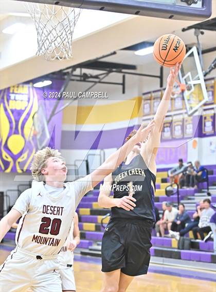 Thumbnail 3 in Queen Creek vs Desert Mountain (Fear the Hop Thanksgiving Tournament) photogallery.