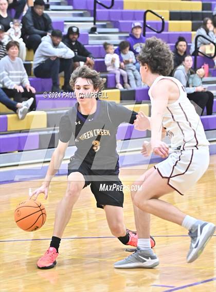 Thumbnail 3 in Queen Creek vs Desert Mountain (Fear the Hop Thanksgiving Tournament) photogallery.