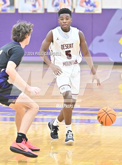 Thumbnail 2 in Queen Creek vs Desert Mountain (Fear the Hop Thanksgiving Tournament) photogallery.