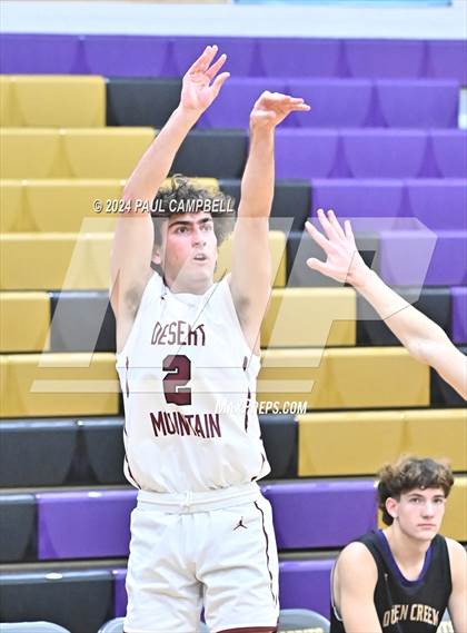 Thumbnail 3 in Queen Creek vs Desert Mountain (Fear the Hop Thanksgiving Tournament) photogallery.
