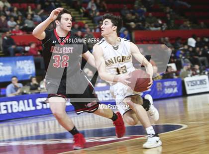 Thumbnail 2 in Half Hollow Hills East vs. McQuaid Jesuit (NYSPHSAA Class AA Semifinal) photogallery.