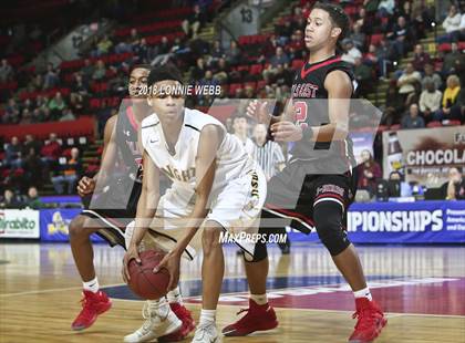 Thumbnail 1 in Half Hollow Hills East vs. McQuaid Jesuit (NYSPHSAA Class AA Semifinal) photogallery.