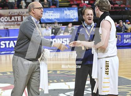 Thumbnail 2 in Half Hollow Hills East vs. McQuaid Jesuit (NYSPHSAA Class AA Semifinal) photogallery.