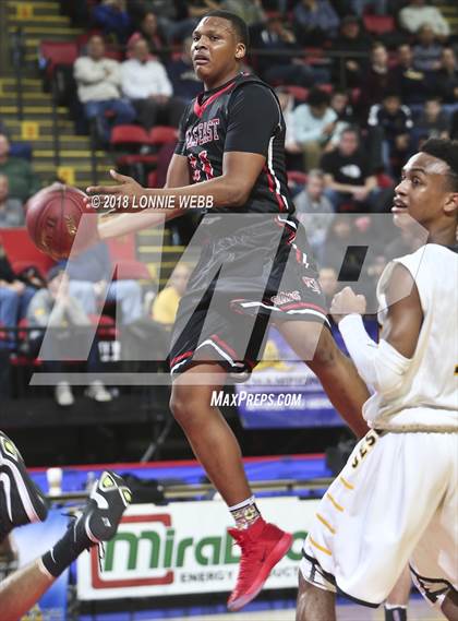 Thumbnail 3 in Half Hollow Hills East vs. McQuaid Jesuit (NYSPHSAA Class AA Semifinal) photogallery.