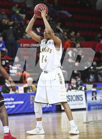 Thumbnail 1 in Half Hollow Hills East vs. McQuaid Jesuit (NYSPHSAA Class AA Semifinal) photogallery.