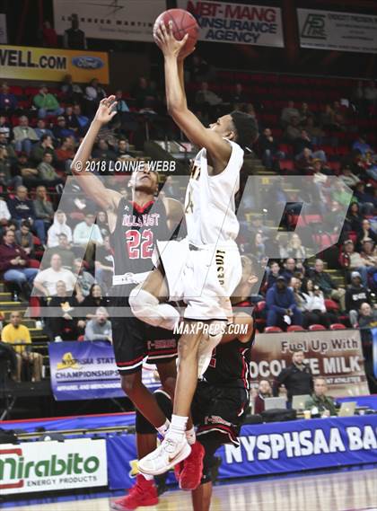 Thumbnail 3 in Half Hollow Hills East vs. McQuaid Jesuit (NYSPHSAA Class AA Semifinal) photogallery.